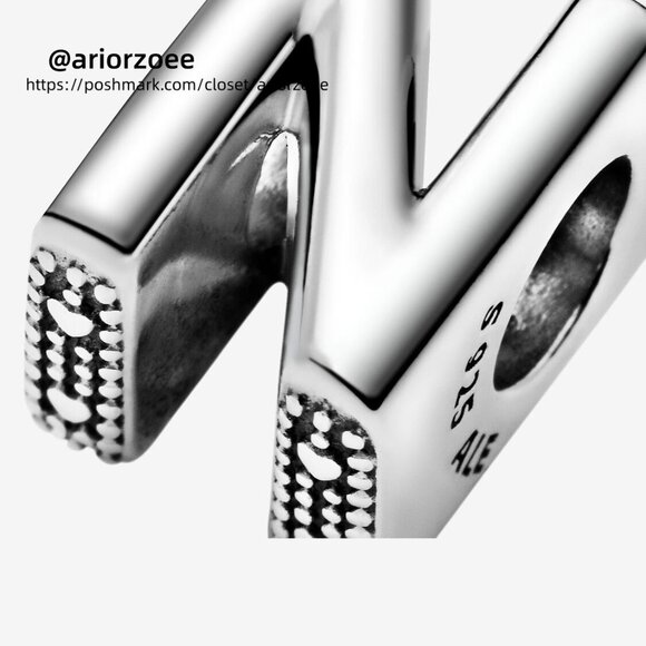 Pandora Letter N Alphabet Charm - Picture 3 of 6